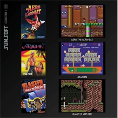 Evercade #31 Sunsoft Collection 1 6in1 Retro Multi Game játékszoftver csomag