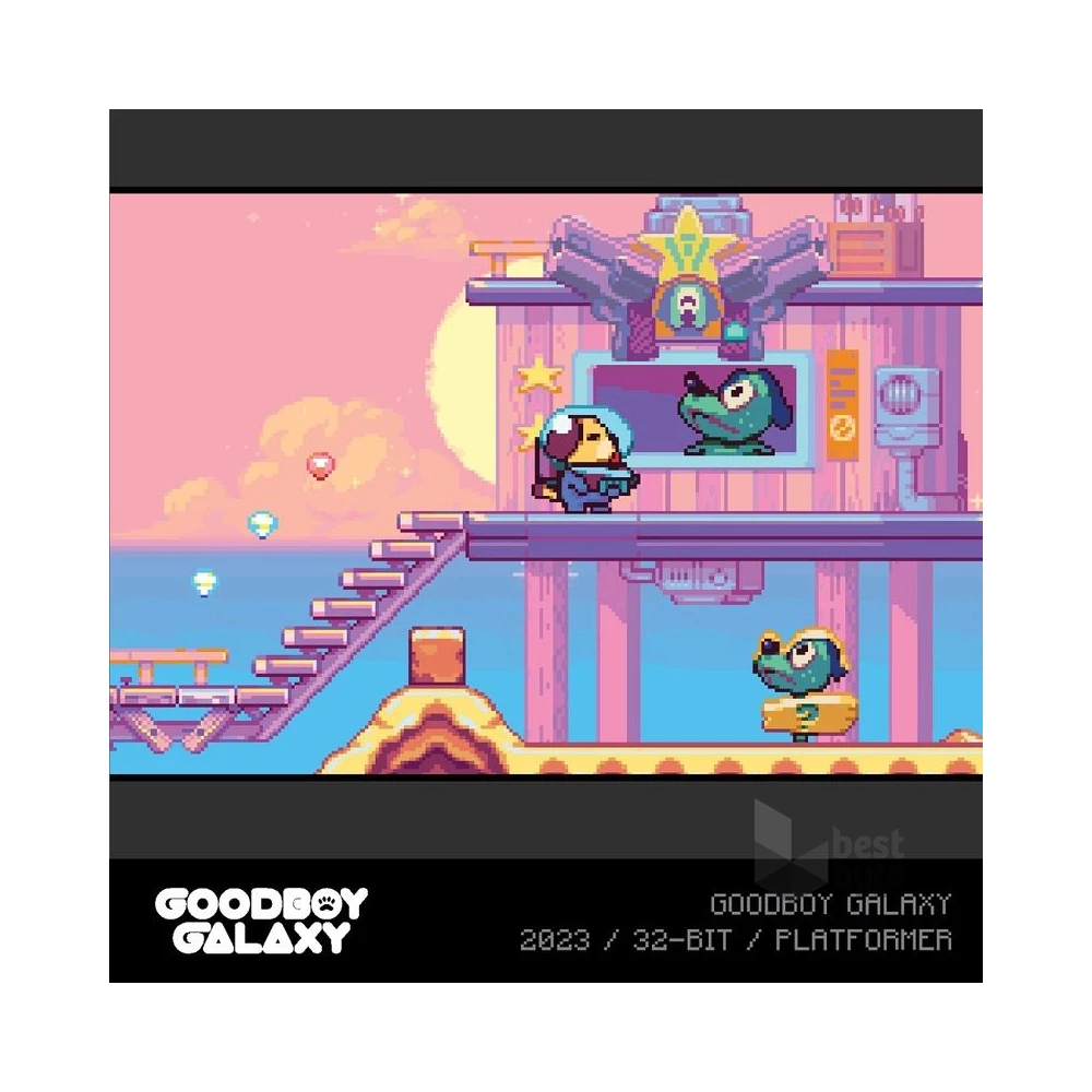 Evercade #35 Goodboy Galaxy/Witch N’ Wiz 2in1 Retro Multi Game játékszoftver csomag