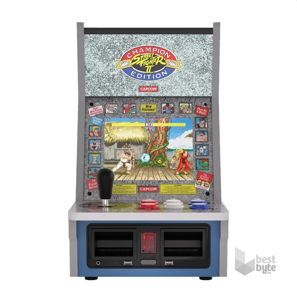 Evercade Arcade Alpha 2032 cm/IPS/4:3/Retro Gaming/Street Fighter/USB/Audio/Bartop játékkonzol