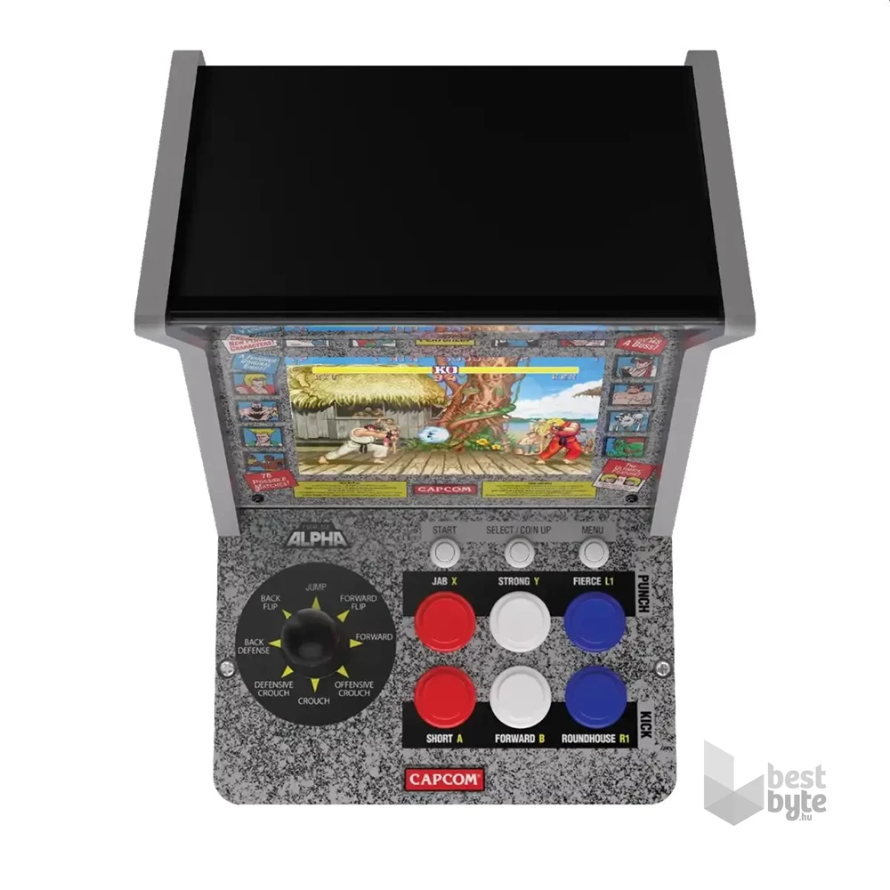Evercade Arcade Alpha 2032 cm/IPS/4:3/Retro Gaming/Street Fighter/USB/Audio/Bartop játékkonzol