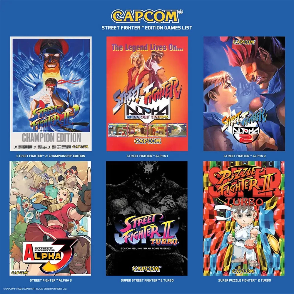 Evercade Arcade Alpha 2032 cm/IPS/4:3/Retro Gaming/Street Fighter/USB/Audio/Bartop játékkonzol