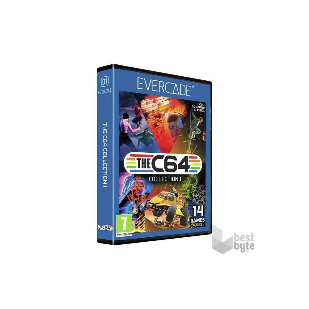 Evercade C1 The C64 Collection 1 14in1 Retro Multi Game játékszoftver csomag