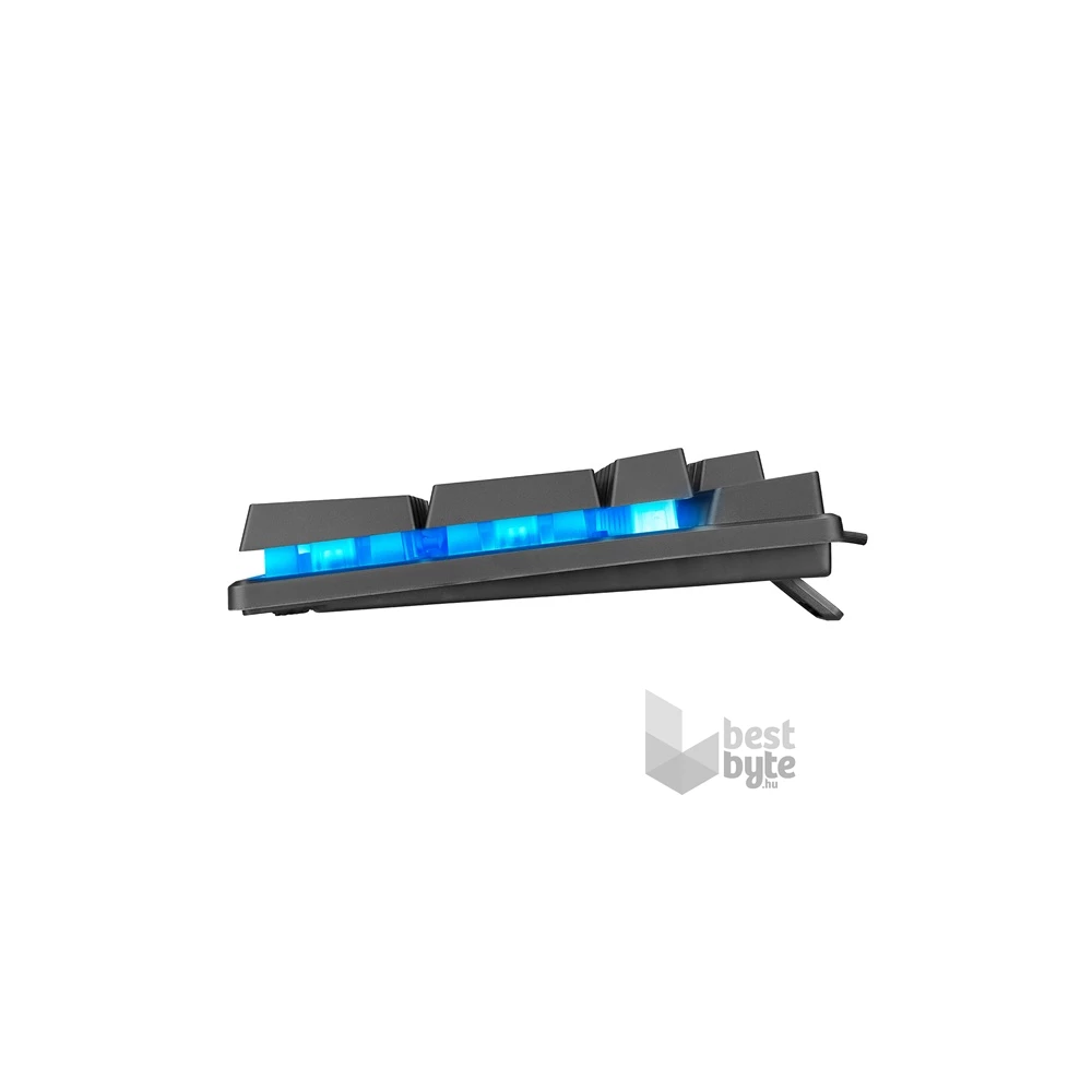 Everest KB-188 Borealis Rainbow HUN RGB LED vezetékes fekete gamer billentyűzet