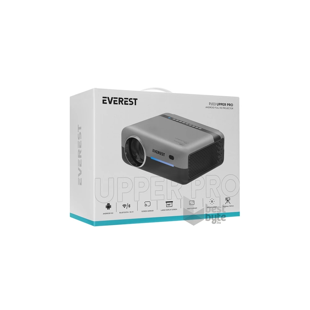 Everest PJ03 FullHD 300L Bluetooth/HDMI/USB-A/TF/AV/AUX projektor