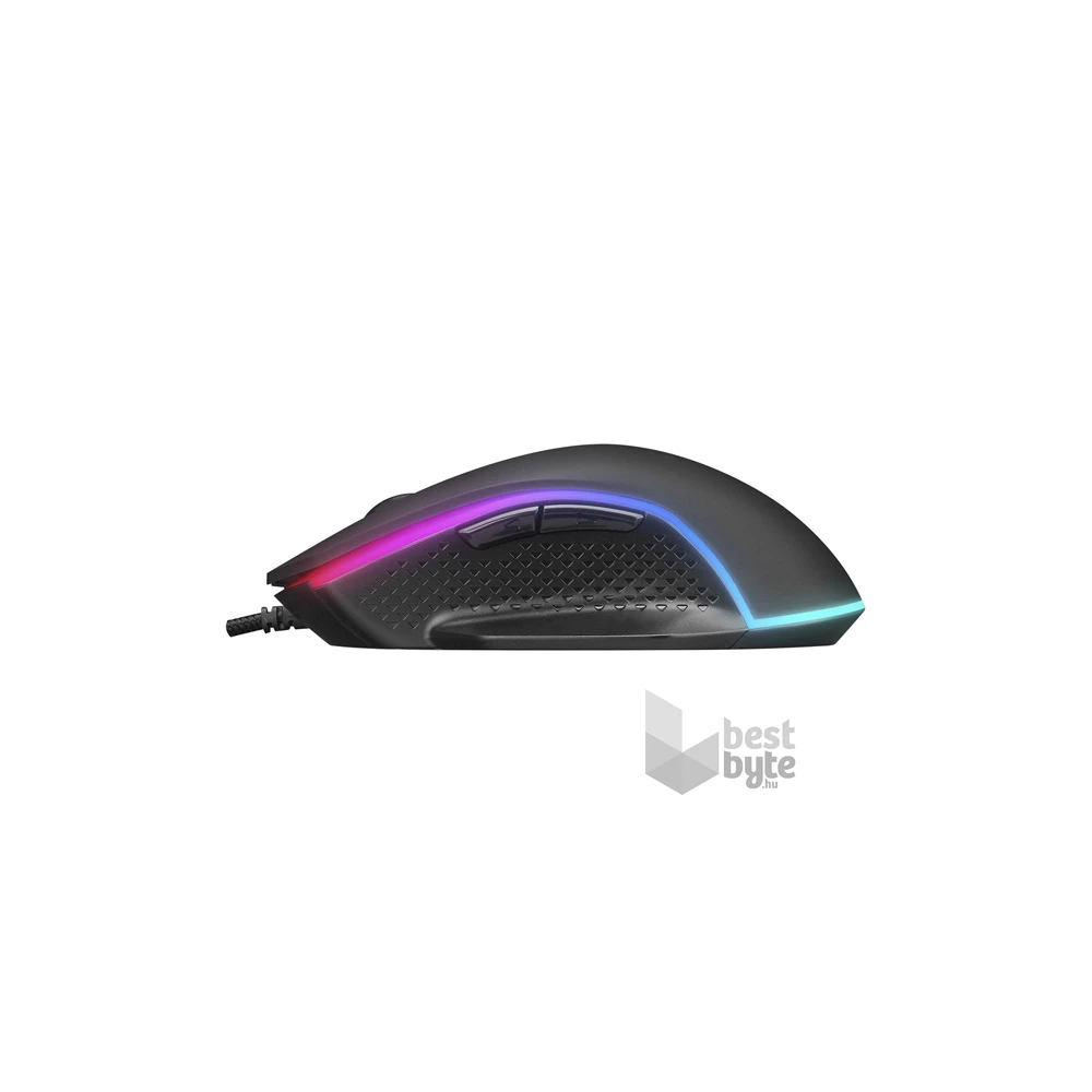 Everest RAGE-X2 RGB LED vezetékes fekete optikai gamer egér