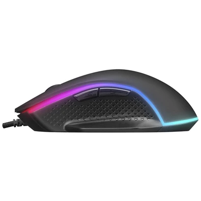 Everest RAGE-X2 RGB LED vezetékes fekete optikai gamer egér