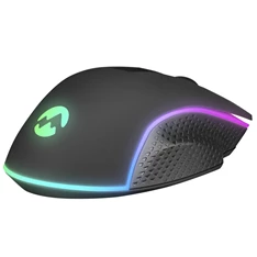 Everest RAGE-X2 RGB LED vezetékes fekete optikai gamer egér