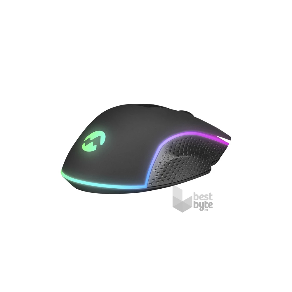 Everest RAGE-X2 RGB LED vezetékes fekete optikai gamer egér