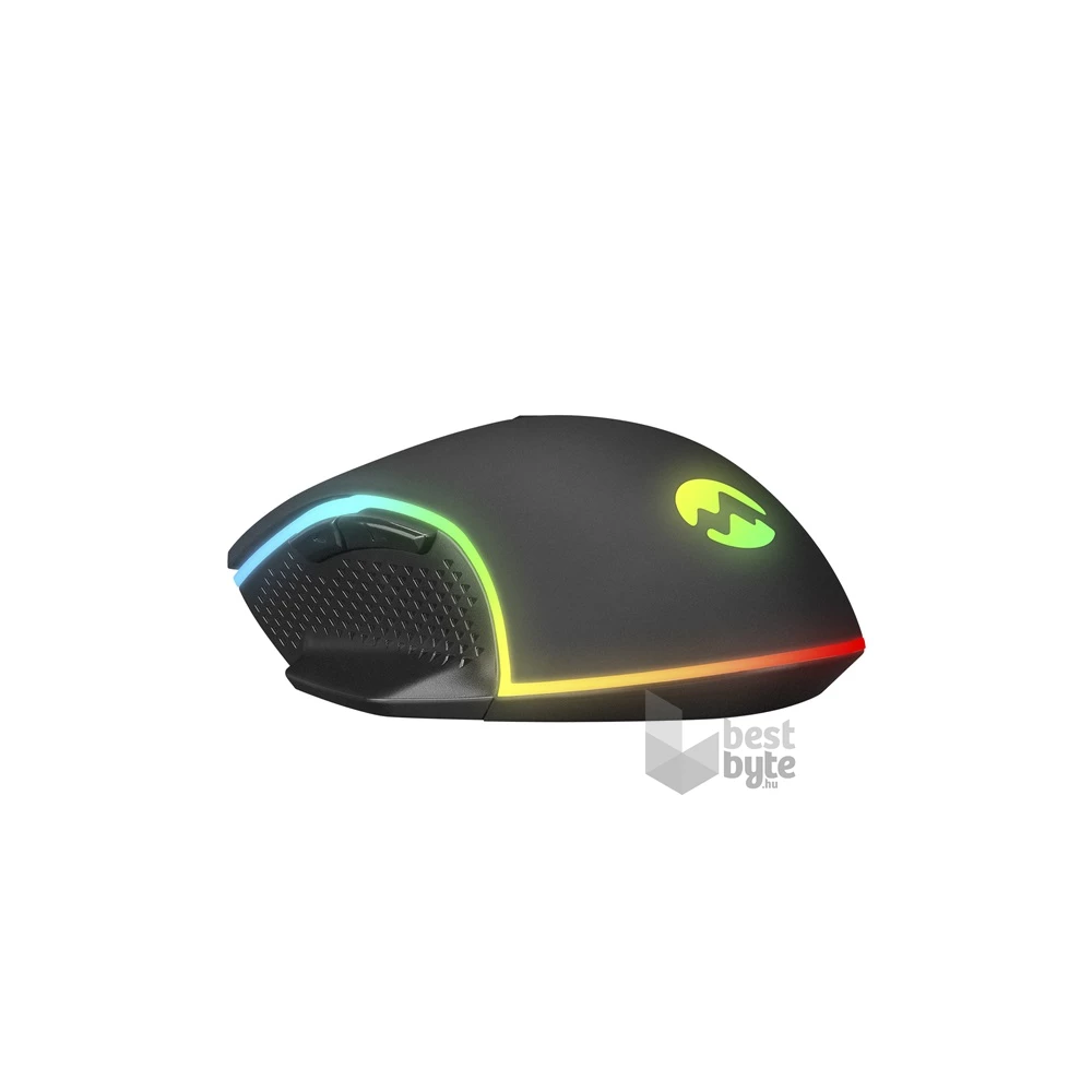 Everest RAGE-X2 RGB LED vezetékes fekete optikai gamer egér