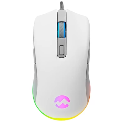 Everest SGM-L1 LUMOS RGB LED vezetékes fehér optikai gamer egér