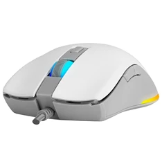 Everest SGM-L1 LUMOS RGB LED vezetékes fehér optikai gamer egér