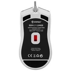 Everest SGM-L1 LUMOS RGB LED vezetékes fehér optikai gamer egér