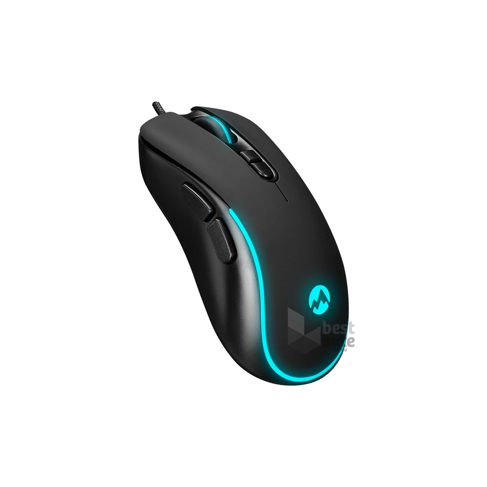 Everest SM-G58 X-HAMMER RGB LED vezetékes fekete optikai gamer egér