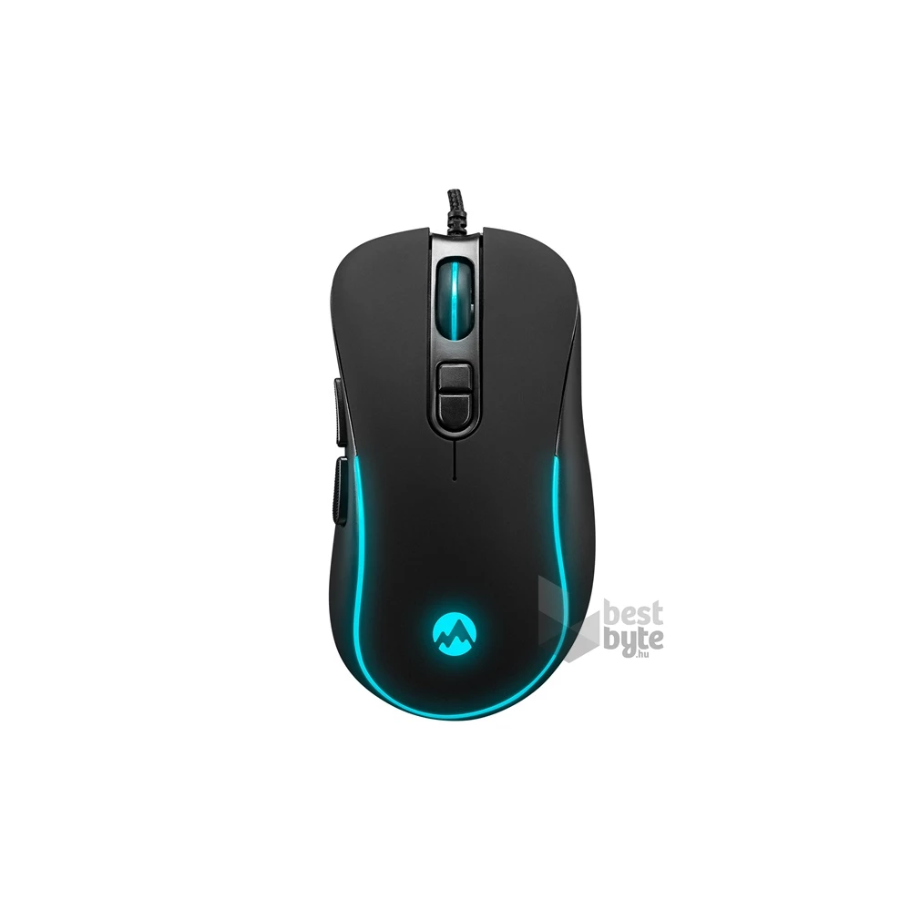 Everest SM-G58 X-HAMMER RGB LED vezetékes fekete optikai gamer egér