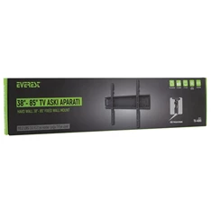 Everest TK-4085 38"-85" ultra keskeny fekete fali TV konzol