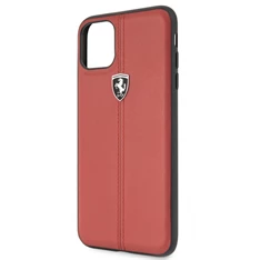 FERRARI iPhone 11 Pro Max függőlegesen csíkozott piros keménytok