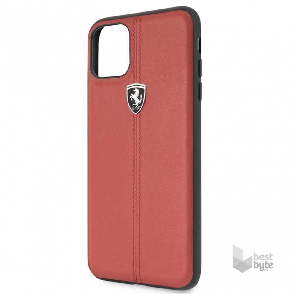 FERRARI iPhone 11 Pro Max függőlegesen csíkozott piros hátlap