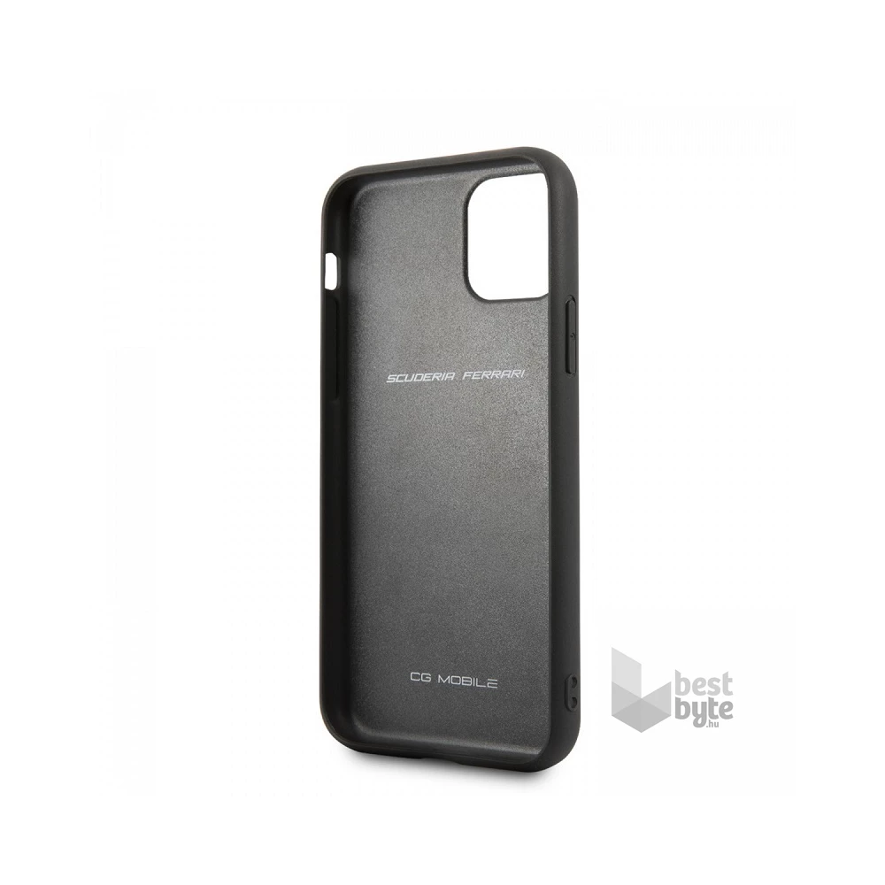 FERRARI iPhone 11 Pro Max függőlegesen csíkozott piros hátlap