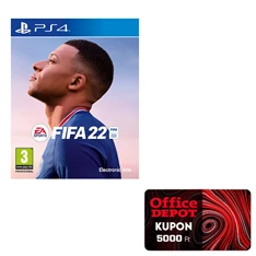 FIFA 22 PS4 játékszoftver + Office Depot kupon