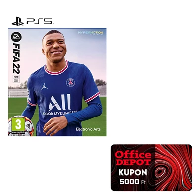 FIFA 22 PS5 játékszoftver + Office Depot kupon