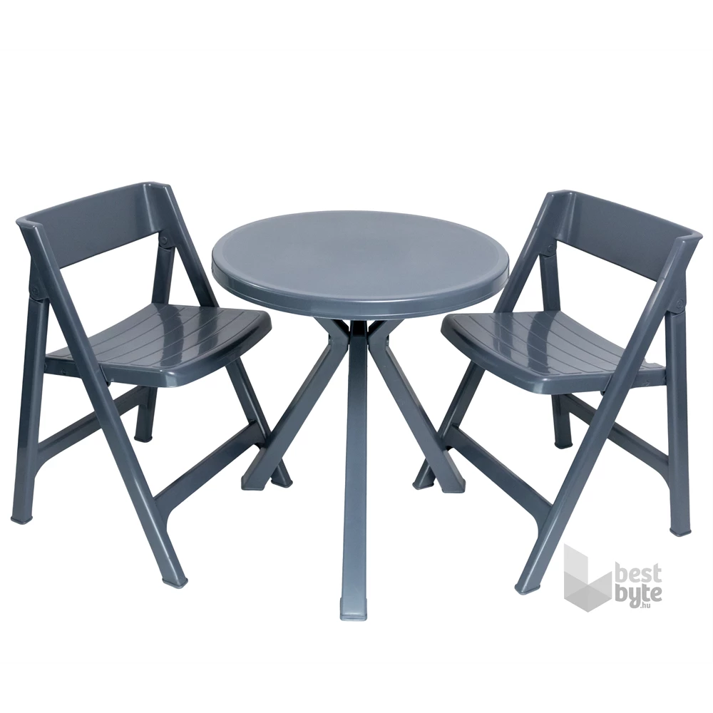 FLAIR 61604 antracit balkon szett
