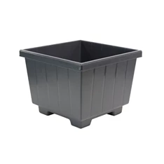 FLAIR Polka 70012 antracit 40x40 cm virágláda