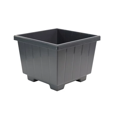 FLAIR Polka 70012 antracit 40x40 cm virágláda