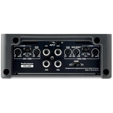 FOCAL FPX 4.800 4 csatornás autóhifi erősítő