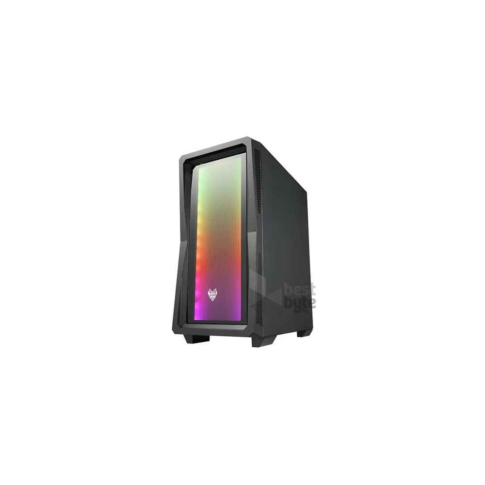 FSP CMT212G táp nélküli ablakos Mid Tower számítógépház fekete