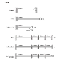 FSP Hydro G PRO ATX 750W 80+ Gold BOX gaming tápegység