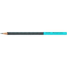Faber-Castell Grip 2001 háromszögletű kéttónusú fekete/türkiz HB grafitceruza Faber-Castell Grip 2001 háromszögletű kéttónusú fekete/türkiz HB grafitceruza
