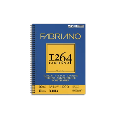 Fabriano 1264 Sketch 90 g A4 120 lap spirál rajz- és vázlattömb