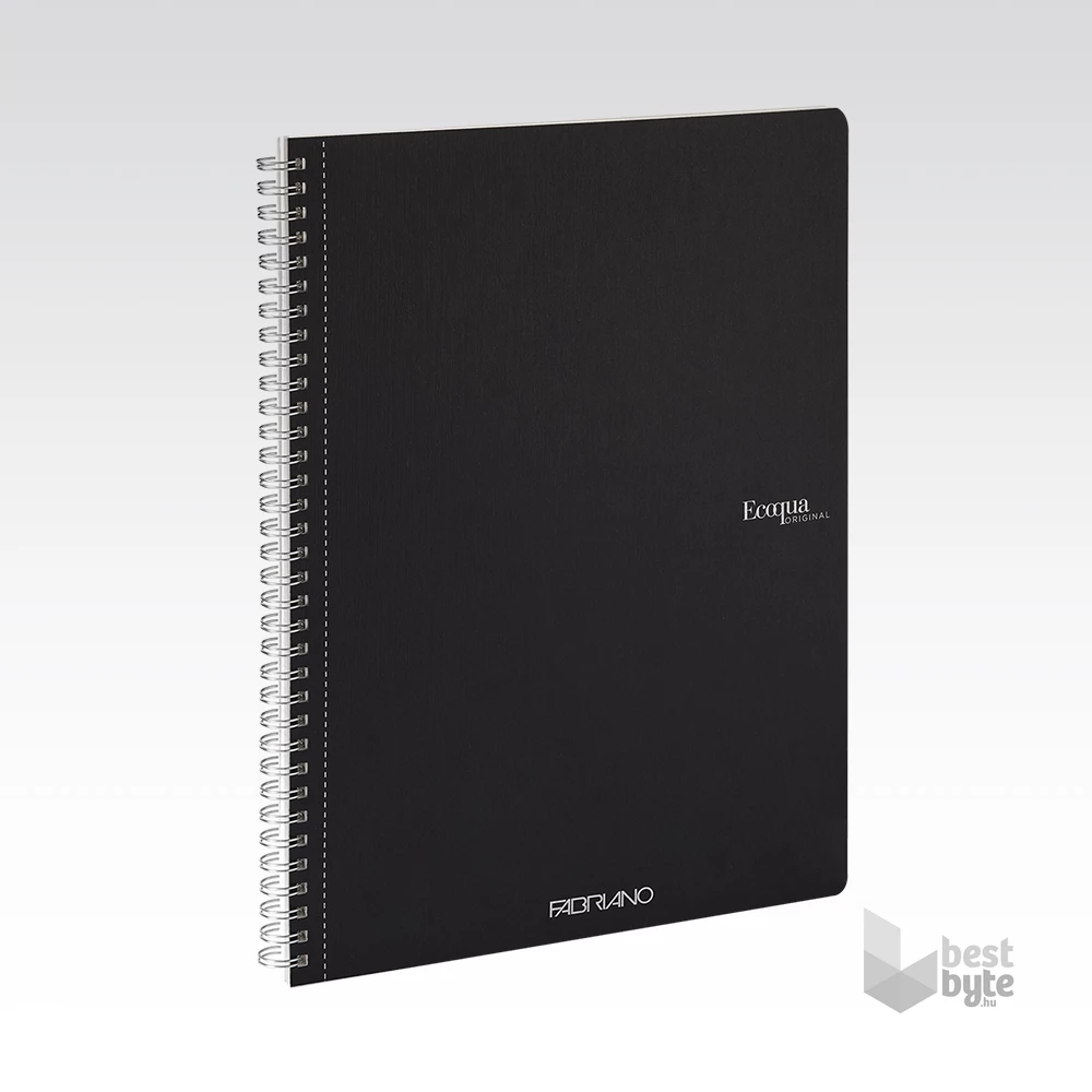 Fabriano Ecoqua A4 70lapos fekete vonalas spirálfüzet