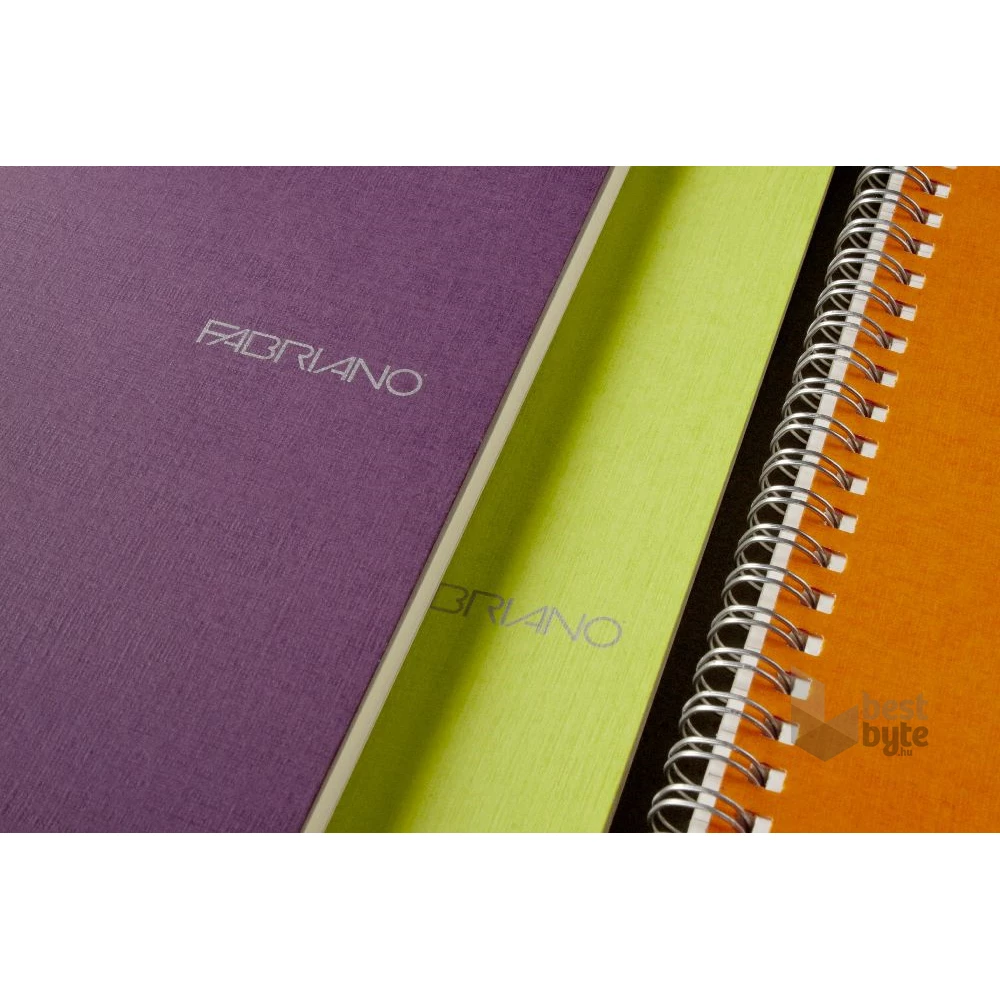 Fabriano Ecoqua A4 70lapos sárga kockás spirálfüzet