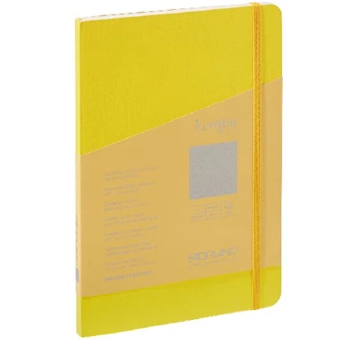 Fabriano Ecoqua Plus A5 80 lapos sárga pontozott notesz