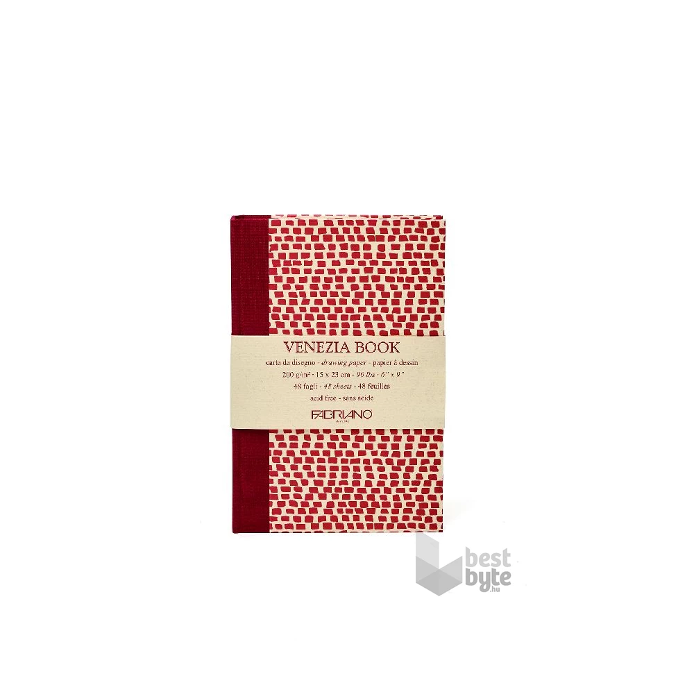 Fabriano Venezia 200g 15x23cm 48lapos rajz- és vázlatfüzet