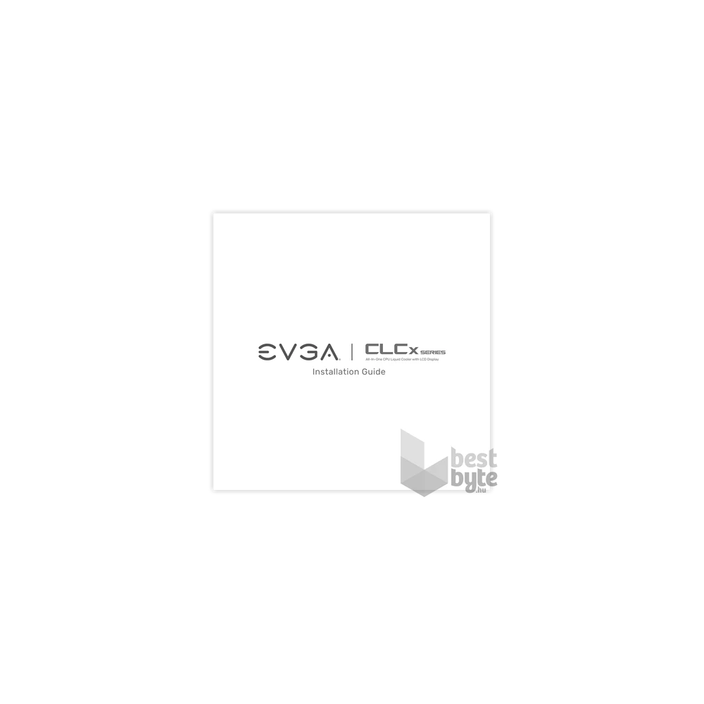 Fan EVGA - CLC 280 mm All-In-One RGB LED CPU Vízhűtés/univerzális - 400-HY-CX28-V1