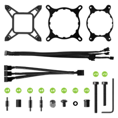 Fan EVGA - CLC 360 mm All-In-One RGB LED CPU Vízhűtés/univerzális - 400-HY-CX36-V1