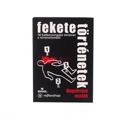 Fekete történetek társasjáték - Megtörtént esetek logisztori rejtvények