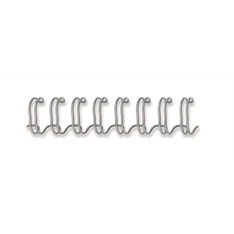 Fellowes 12 mm 100 db-os 81-100 lapos ezüst fém spirál