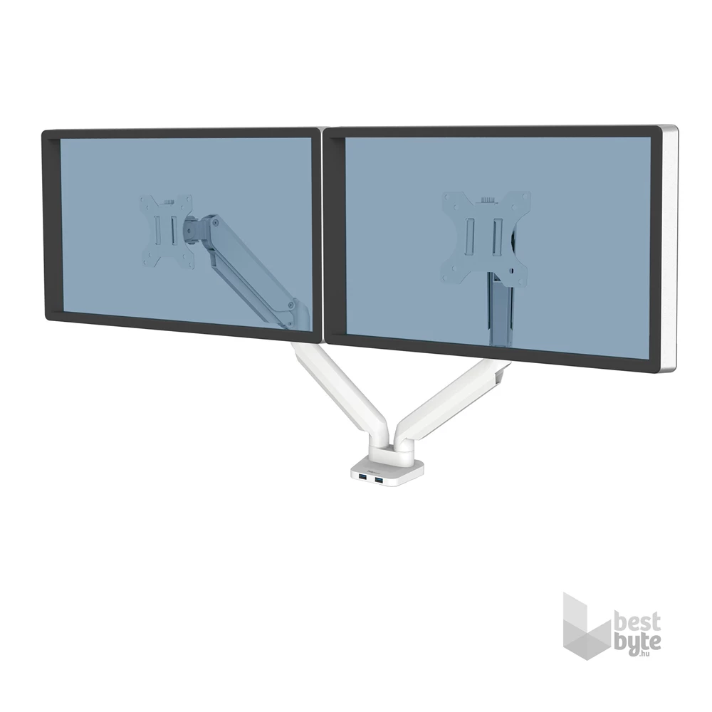 Fellowes Platinum Series Dual 8056301 kétkaros fehér monitortartó kar