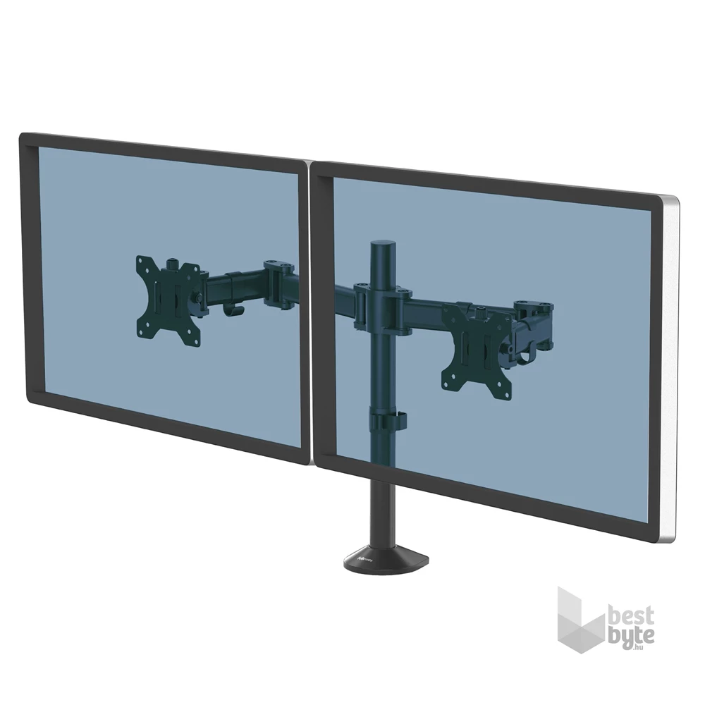 Fellowes Reflex 8502601 kétkaros fekete monitortartó kar