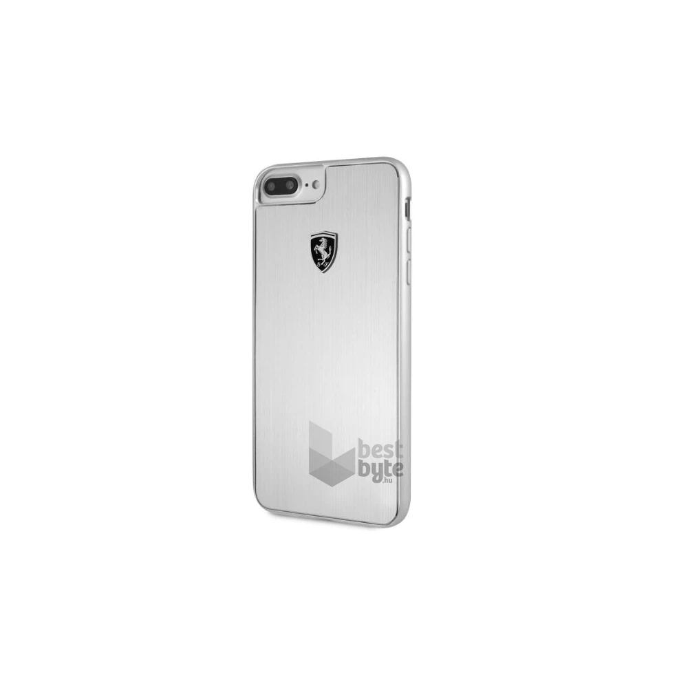 Ferrari Heritage iPhone 7 Plus ezüst kemény aluminium tok