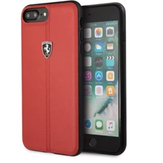 Ferrari Heritage iPhone 8 Plus piros kemény/csíkos tok