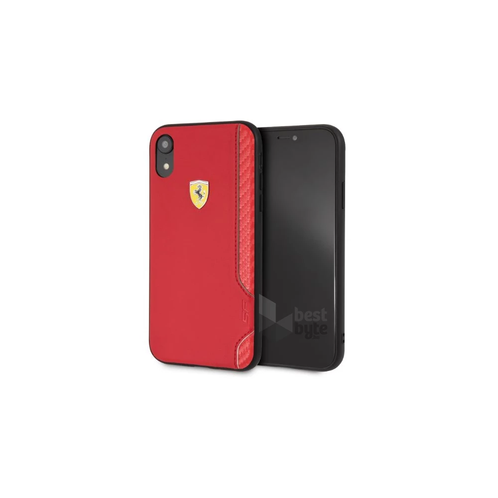 Ferrari On Track Racing Shield iPhone XR piros gumi hátlap