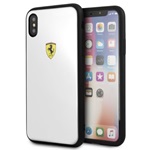Ferrari On-Track iPhone X fehér logós akril tok