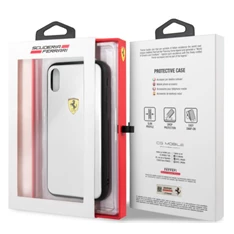 Ferrari On-Track iPhone X fehér logós akril hátlap