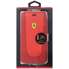 Ferrari SF Pit Stop iPhone 7 Plus piros kinyitható tok