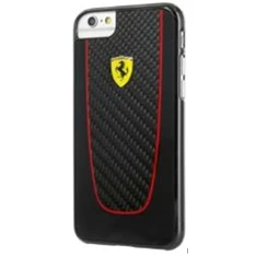 Ferrari SF Pit Stop iPhone 7 fekete valódi karbon tok