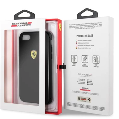 Ferrari iPhone 8 fekete akril hátlap